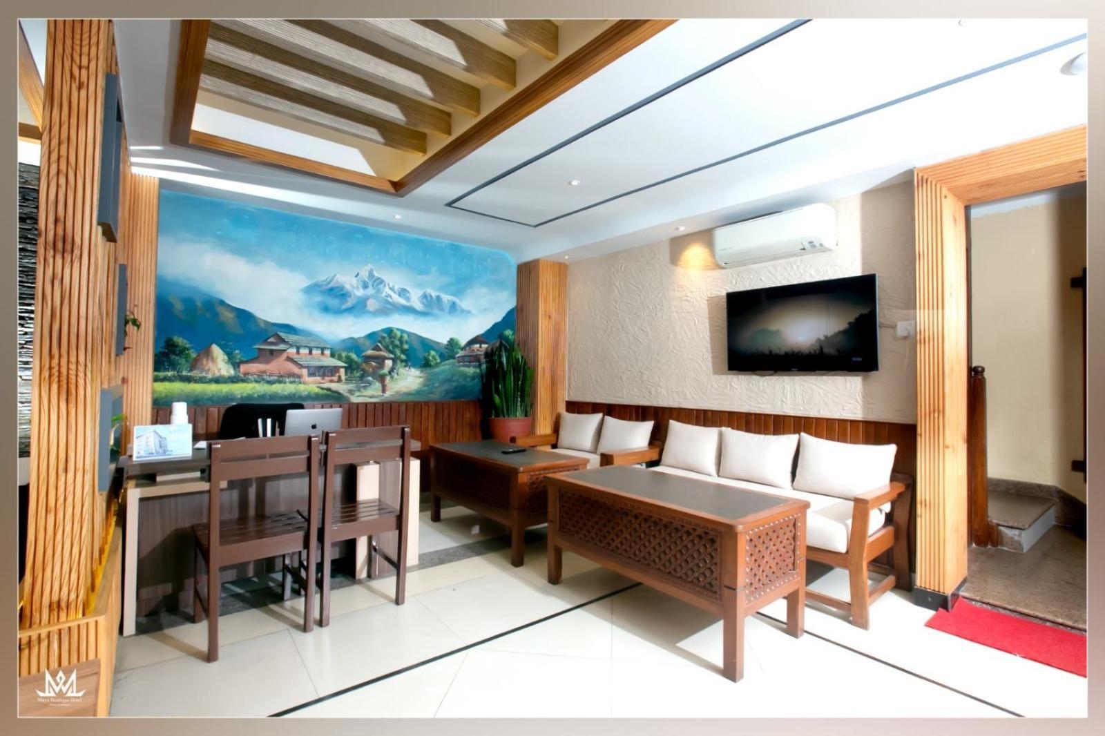 Hotel Maya Boutique & Apartment カトマンズ エクステリア 写真
